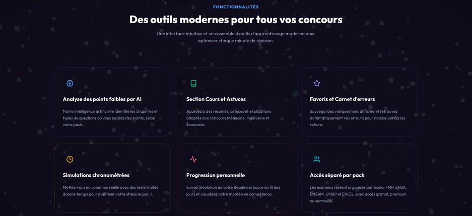 Concours Maroc features
