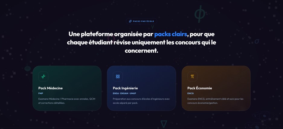 Concours Maroc packs