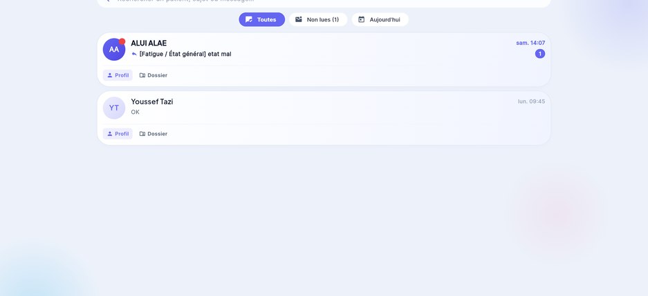 Pdailysis secure messaging